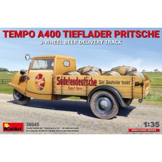 Mini Art 38045 Tempo A400 Tieflader Pritsche