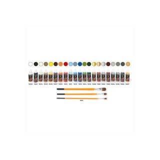 OcCre 90548 Complete Paint Pack with Brushes