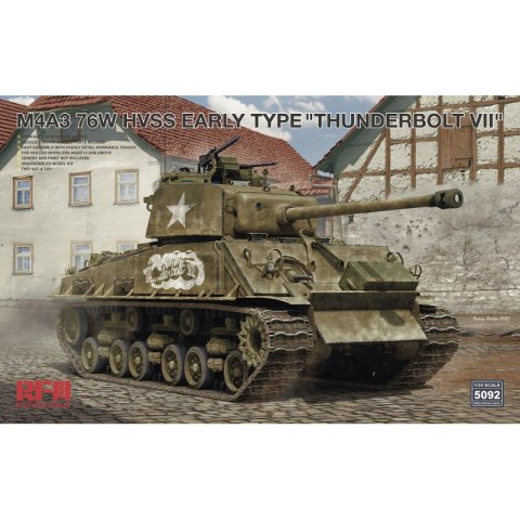 RFM-5092 1/35 M4A3 HVSS Early Type "Thunderbolt VII" RFM-5092 1/35 M4A3 HVSS Early Type "Thunderbolt VII"