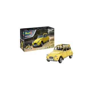 Revell 05663 1/24 Gift Set - Citroen 2CV (James Bond 007) "For Your Eyes Only"