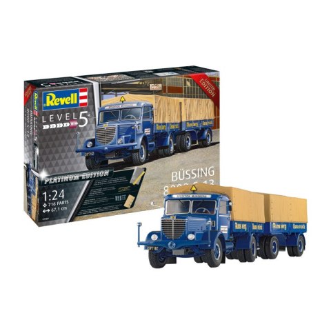 Revell 07580 1/24 Büssing 8000 S 13 mit Trailer