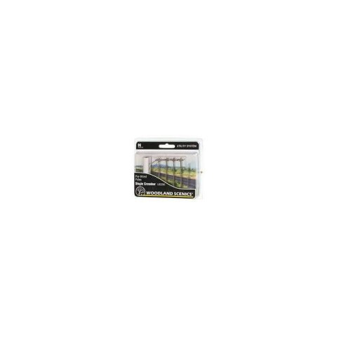 Woodland WUS2265 PREWIRED POLES Single Crossbar Woodland WUS2265 PREWIRED POLES Single Crossbar