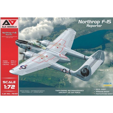 A&A Models 7233 Northrop F-15 Reporter