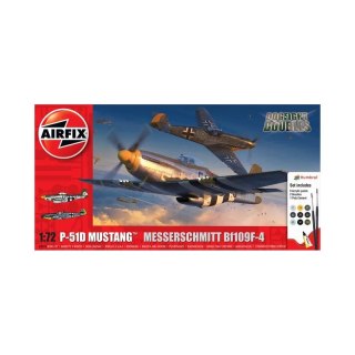 Airfix 50193 Gift Set - P-51D Mustang Messerschmitt Bf109F-4 - 1/72