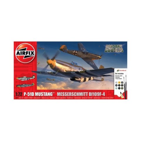 Airfix 50193 Gift Set - P-51D Mustang Messerschmitt Bf109F-4 - 1/72