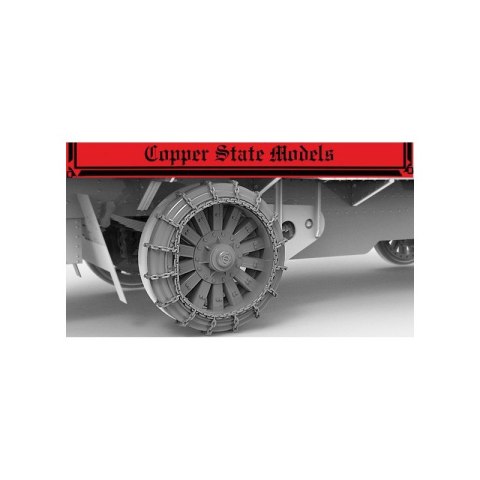 Copper State Models A35-040 Garford-Putilov Chained Rear Wheels