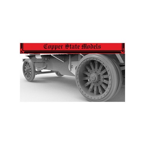 Copper State Models A35-041 Garford-Putilov Reinforced Wheels (Naval Type)