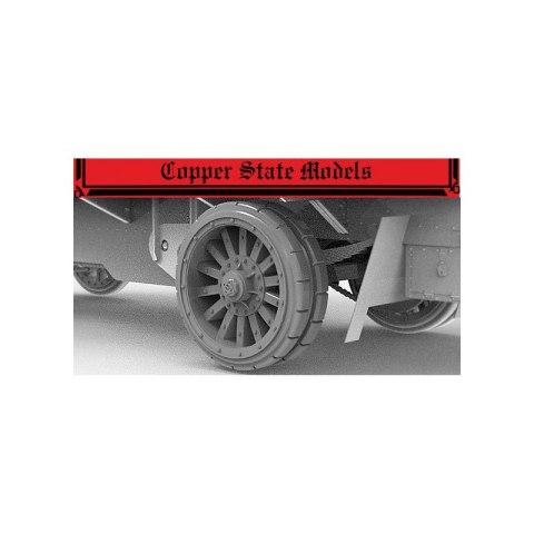 Copper State Models A35-042 Garford-Putilov Rear Wheels, 1941 Pattern