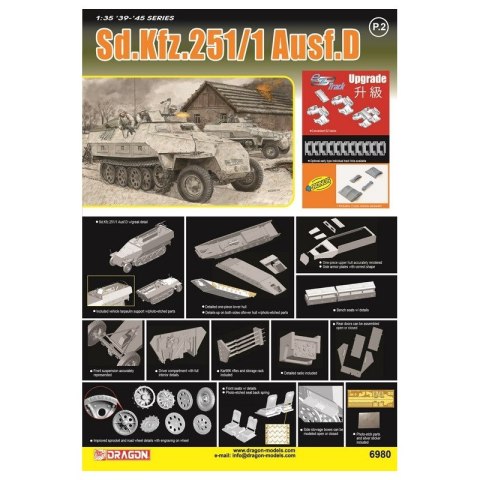 Dragon 6980 1/35 Sd.Kfz.251/1 Ausf.D