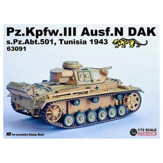 Dragon Armor 63091 Pz.Kpfw. III Ausf. N DAK Tunisia 1943