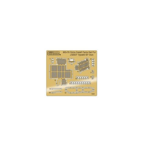 Fine Molds MG79 Extra Detail Parts for JGSDF Type 60 SP-Gun (Photo Etched)