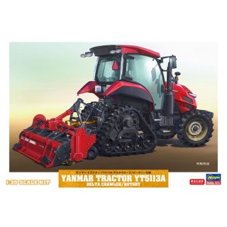 Hasegawa 66107 Yanmar Tractor YT5113A Delta Crawler/Rotary