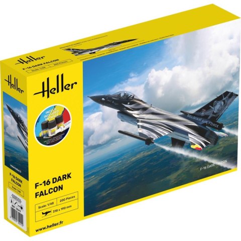 Heller 35411 Starter Kit - F-16 Dark Falcon