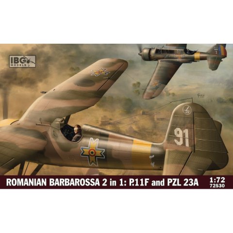 IBG 72530 Romanian Barbarossa 2 in 1: P.11F and PZL 23A