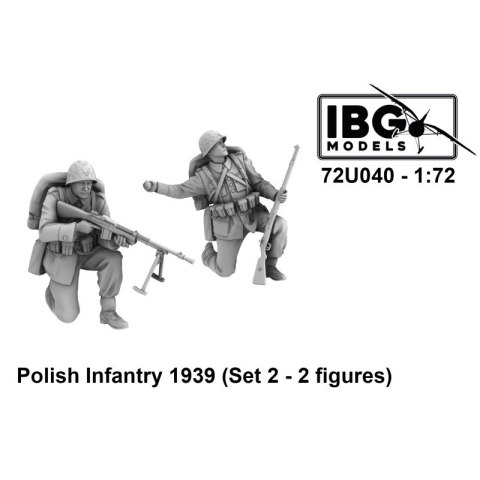 IBG 72U040 Polish Infantry 1939 (Set 2 - 2 Figures) IBG 72U040 Polish Infantry 1939 (Set 2 - 2 Figures)