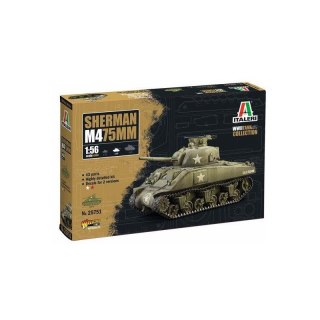 Italeri 25751 1/56 M4 Sherman 75 mm