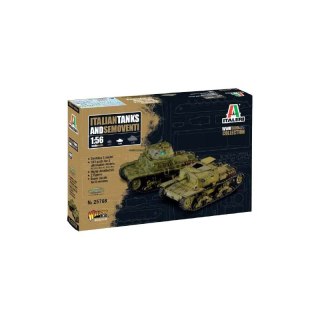 Italeri 25768 1/56 Italian Tanks and Semoventi