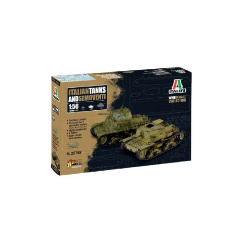 Italeri 25768 1/56 Italian Tanks and Semoventi Italeri 25768 1/56 Italian Tanks and Semoventi
