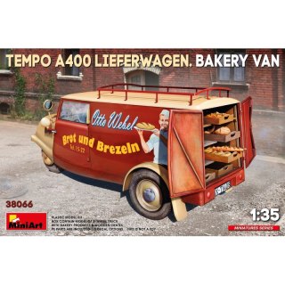 Mini Art 38066 Tempo A400 Lieferwagen Bakery Van