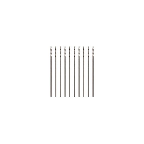 Modelcraft PDR1910-06 Precision HSS Drill Bits 0,6 mm (Pack of 10)