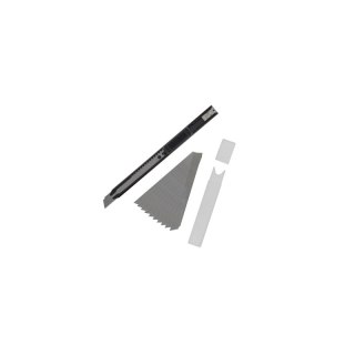 Modelcraft PKN1910 Slim Snap-Off Knife & 10 Blades