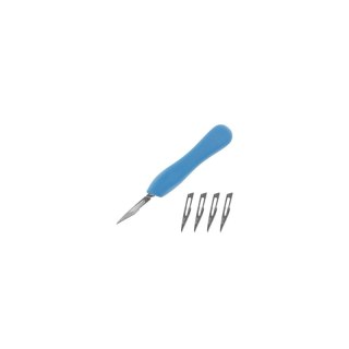 Modelcraft PKN5002-11 Plastic Scalpel Handle & #11 blades x 5