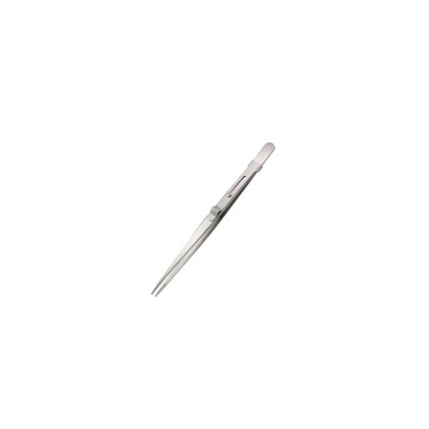 Modelcraft PTW1093-FR Fine Serrated Locking Stainless Steel Tweezers