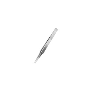 Modelcraft PTW2185-2A Flat Rounded Stainless Steel Tweezers (120 mm)