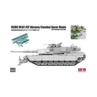 RFM-5048 USMC M1A1 FEP Abrams/Combat Dozer Blade with workable track links