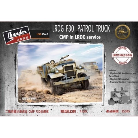 Thunder Model 35305 LRDG F30 Patrol Truck Limited Bonus Edition