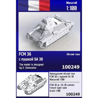 Zebrano Z100-249 FCM 36 w/SA.38 Cannon