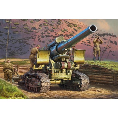 Zvezda 3704 M1931 203 mm Howitzer B-4 (WW II) Stalin's Sledgehammer