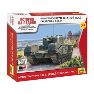 Zvezda 6294 Churchill Mk. V Infantry Tank Mk. IV (A22C) 1/100
