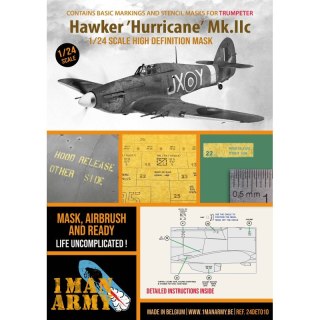 1 Man Army 24DET010 Hawker "Hurricane" Mk. IIc for Trumpeter