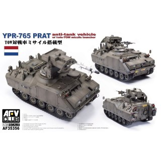 AFV Club AF35356 YPR-765 PRAT Anti Tank Vehicle w/ Twin TOW Missile Launcher