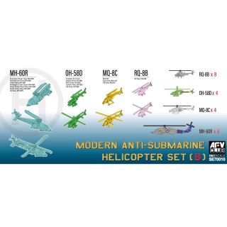 AFV Club SE70010 Modern Anti-Submarine Helicopter Set (B)