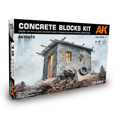 AK Interactive 35019 Concrete Blocks Kit