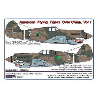 AML C4030 Kalkomania American "Flying Tigers" Over China, Part I (1:144)