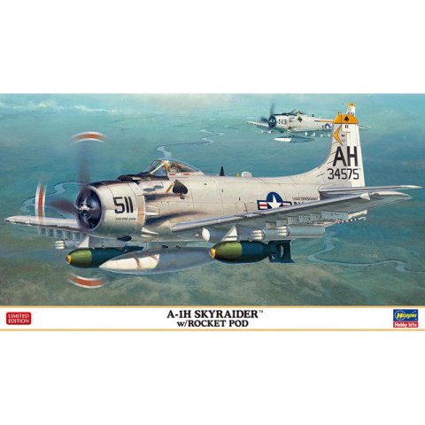 Hasegawa 02466 A-1H Skyraider w/ Rocketpod