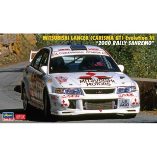 Hasegawa 20712 Mitsubishi Lancer (Carisma GT) Evolution VI "2000 Rally Sanremo"