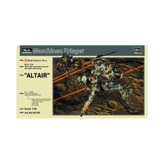 Hasegawa 64105 Altair W.H.J.131 Space Type Humanoid Unmanned Interceptor GroBer Hund