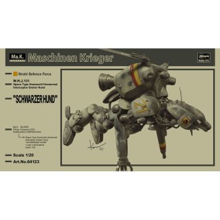 Hasegawa 64123 Maschinen Krieger Schwarzer Hund