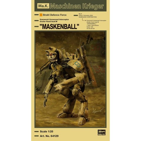 Hasegawa 64129 Machinen Krieger Groser Hund Ausf. M "Maskenball"