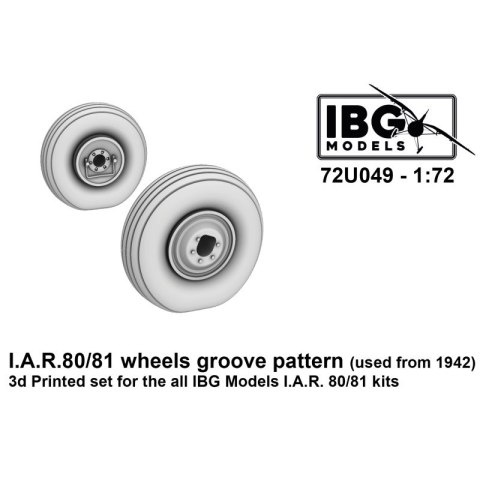 IBG 72U050 I.A.R. 80/81 Wheels Block Pattern (Used from 1942) 3D Printed Set