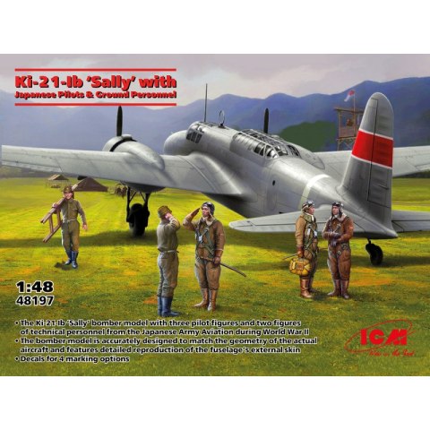 ICM 48197 Ki-21-Ib 'Sally' with Japanese Pilots & Ground Personnel ICM 48197 Ki-21-Ib 'Sally' with Japanese Pilots & Ground Personnel