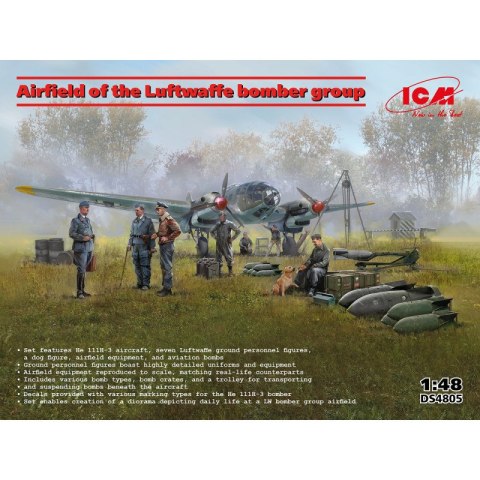 ICM DS4805 Airfield of The Luftwaffe Bomber Group