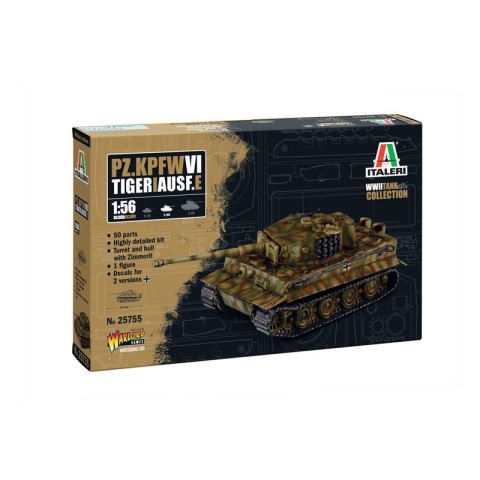 Italeri 25755 1/56 Pz. Kpfw. VI Tiger I Ausf. E