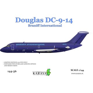 Karaya 144-56 Douglas DC-9-14 Braniff International