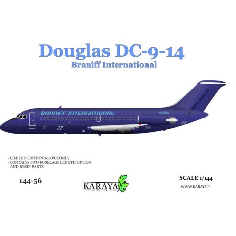 Karaya 144-56 Douglas DC-9-14 Braniff International