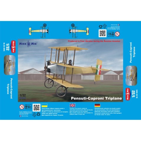 Mikromir 32-005 Pensuti Caproni Triplane